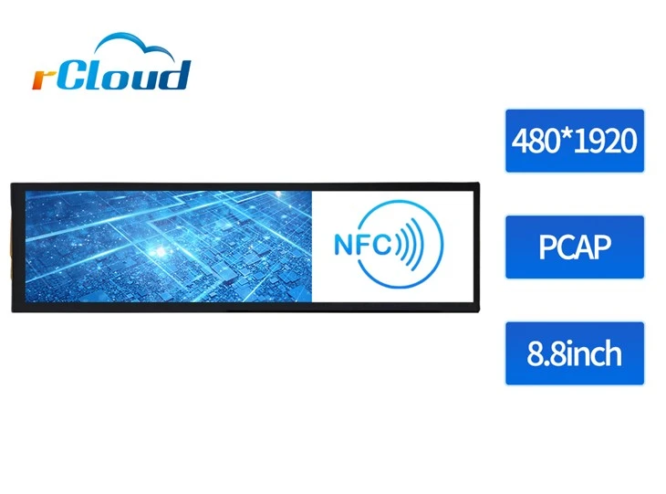 Χωρητική οθόνη αφής USB 8,8 ιντσών Οθόνη HDMI NFC